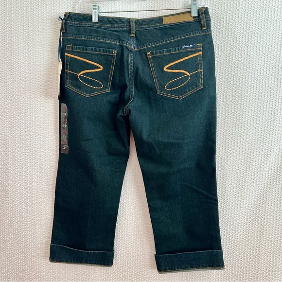 Seven7 Women’s Blue Capri Jeans Size: 31 NWT - Picture 2 of 6